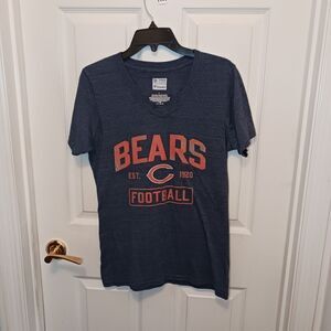 EUC Chicago Bears Fanatics Pro Line Women's V Neck T Shirt Size L